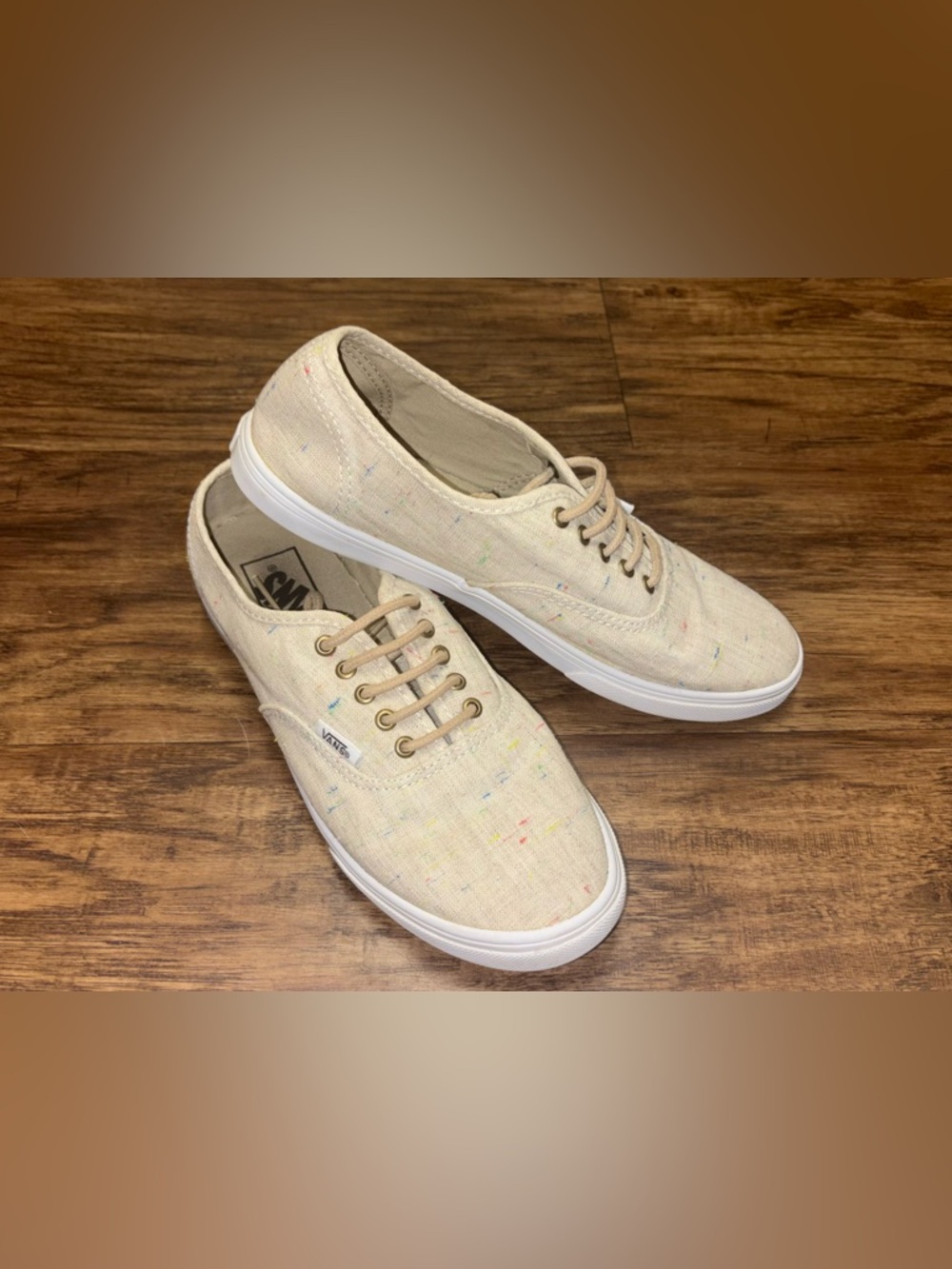 Vans Sneakers Size 7 Beige